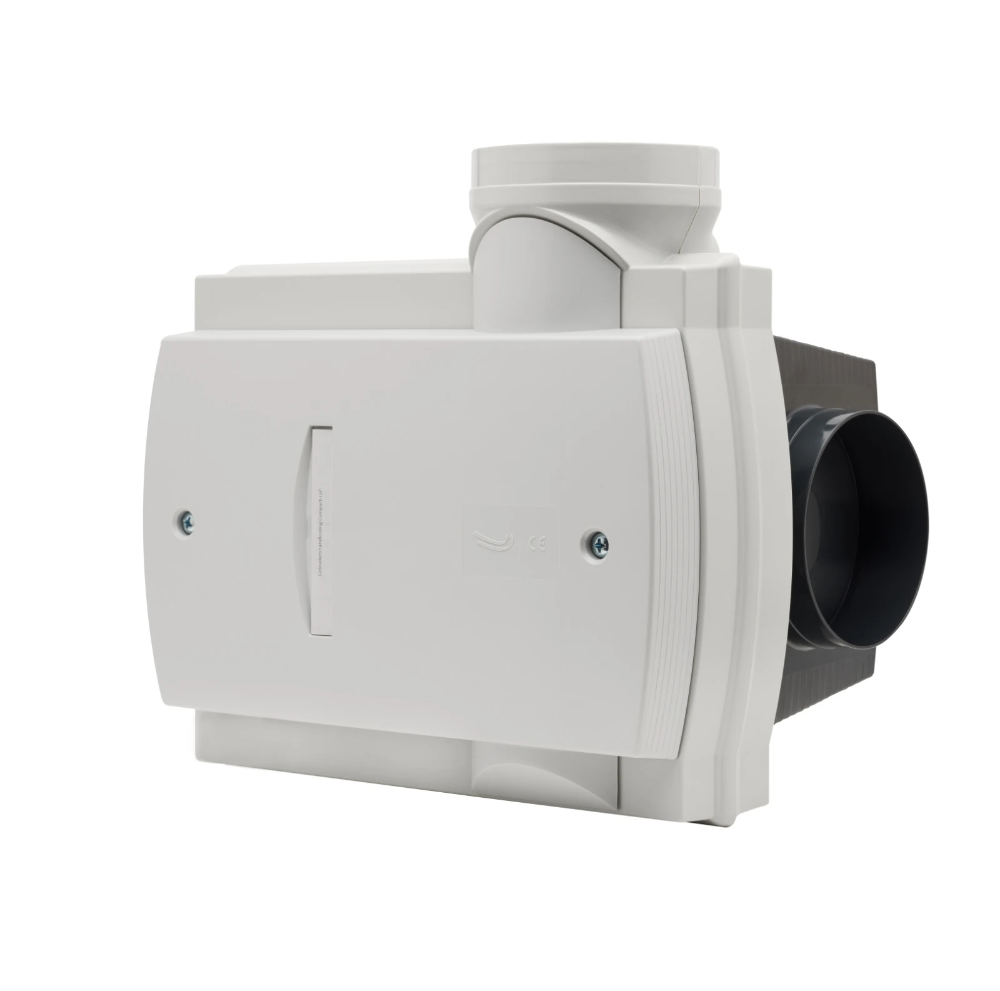 Miniatuur van Orcon Compact-10RHB mechanische ventilatie unit 355 m3/h met ingebouwde vochtsensor en afstandsbediening 15RF - randaarde stekker (21100080)
