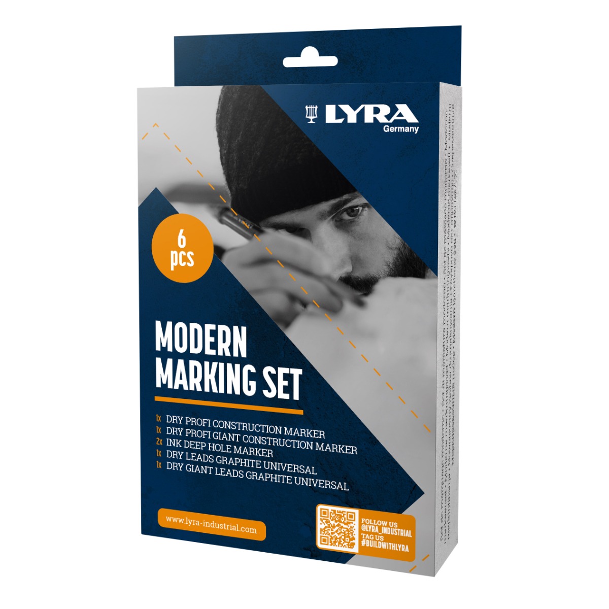 Miniatuur van Lyra markeerset met stiften potloden en navulling in etui - 28-delig (4494001)