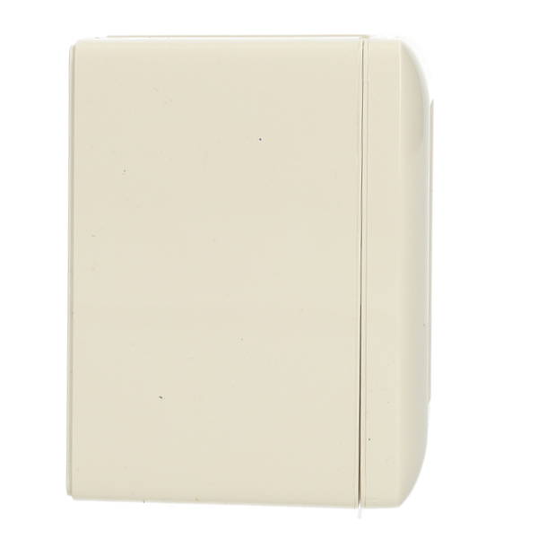 Gira opbouwbehuizing met afdekraam 1-voudig - systeem 55 en adapter K/P25 crème wit (105101)