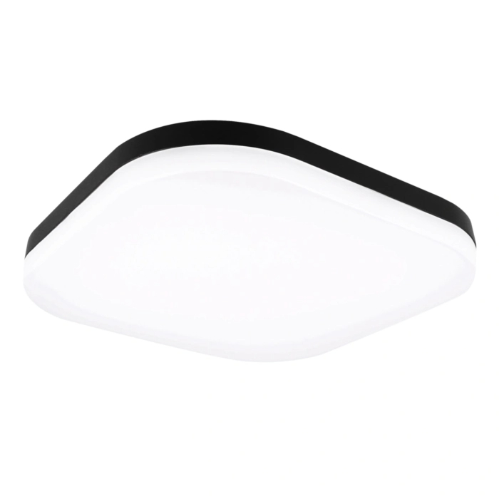Miniatuur van Yphix Borg LED plafondlamp wandlamp 11W 870lm 3000K IP65 zwart (50241030)