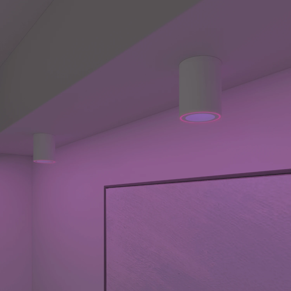 Miniatuur van Calex Smart Halo LED opbouwspot RGB en CCT 340lm IP20 - dimbaar (5301000900)