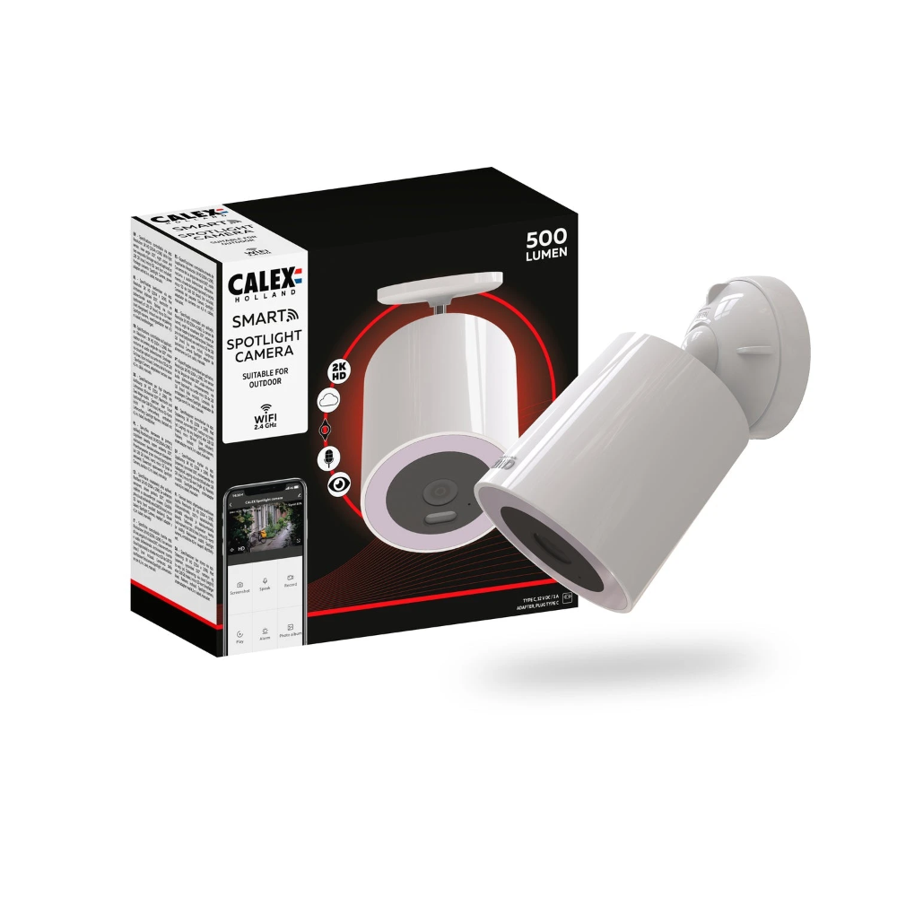 Miniatuur van Calex beveiliginscamera voor buiten 2K IP44 (5501000600)