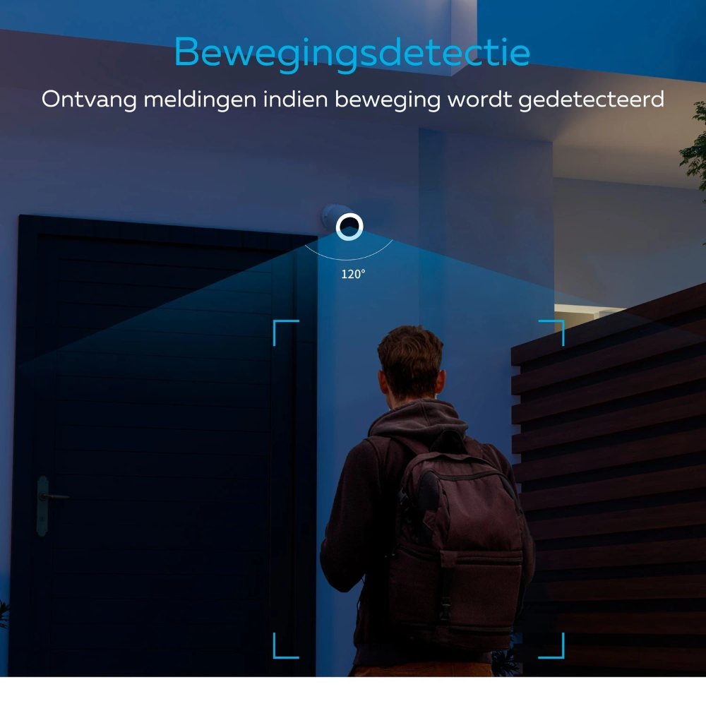 Miniatuur van Calex beveiliginscamera voor buiten 2K IP44 (5501000600)