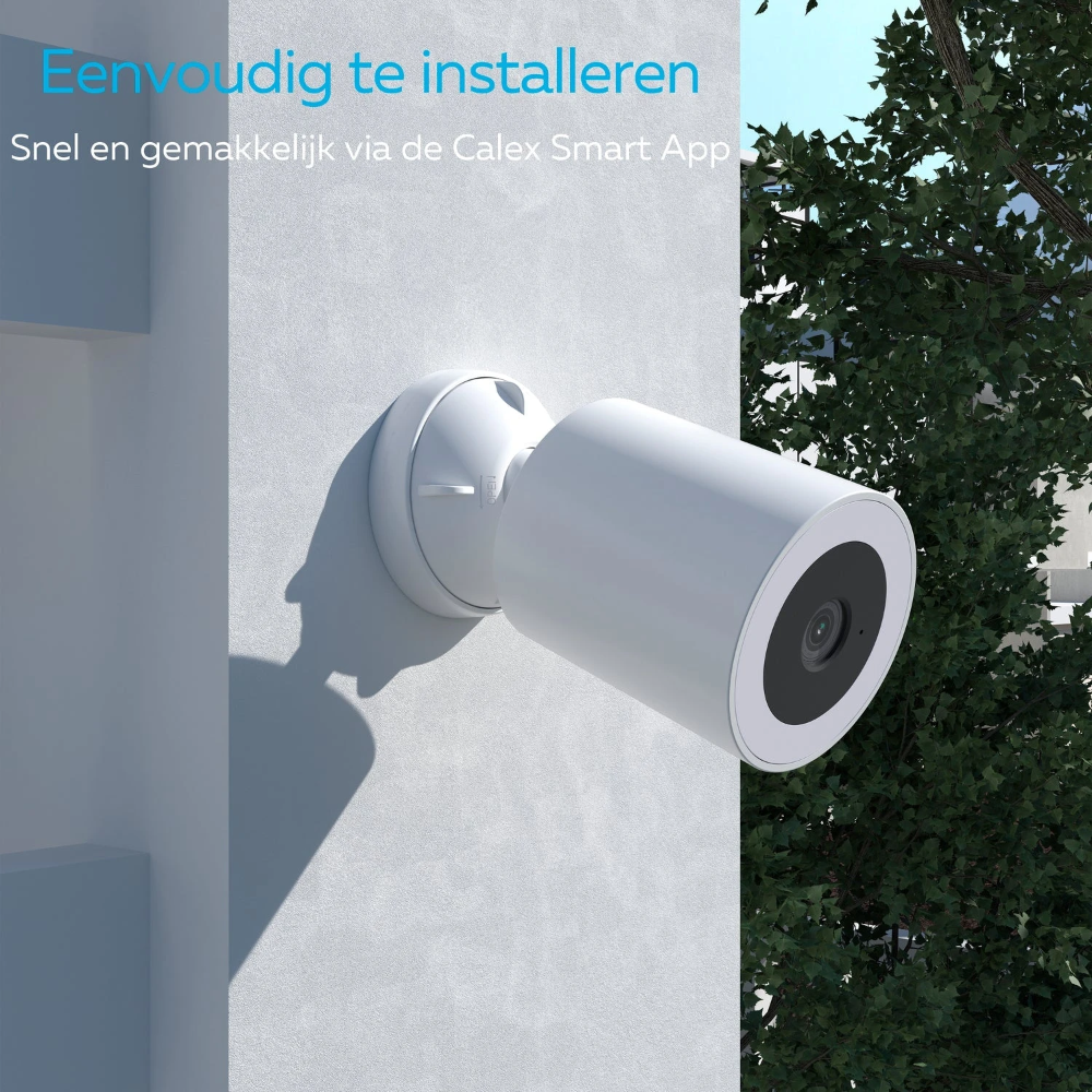 Miniatuur van Calex beveiliginscamera voor buiten 2K IP44 (5501000600)
