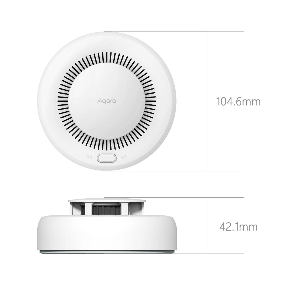 Aqara slimme draadloze koppelbare rookmelder Smoke Detector Zigbee 10 jaars batterij (AS076EUW02)