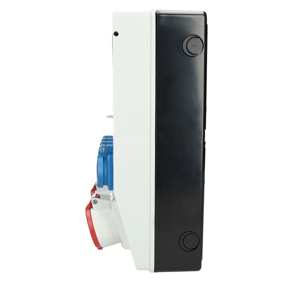 EMAT kunststof wandverdeler 3-fase IP44 met 2x CEE 5P 16A en 4x schuko 16A (85016027)