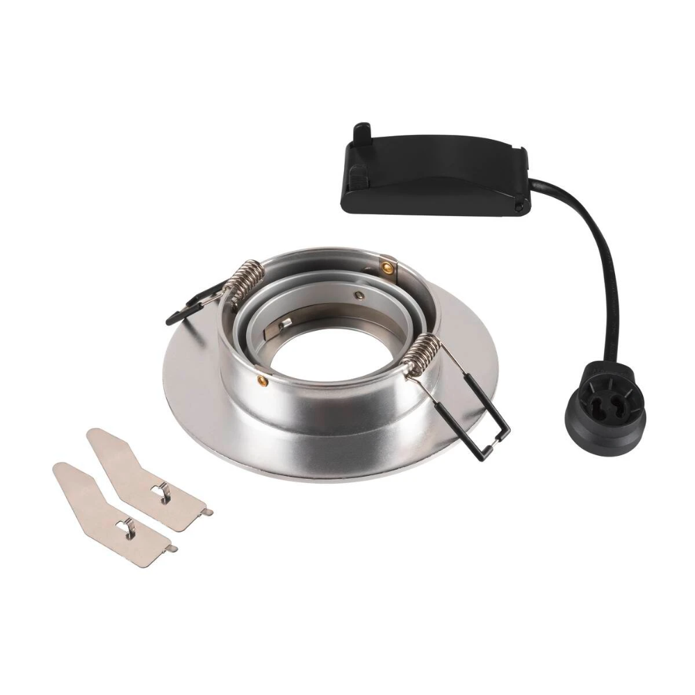 Miniatuur van SLV inbouwspot GU10 10W rond kantelbaar zaagmaat 75mm aluminium (1007626)