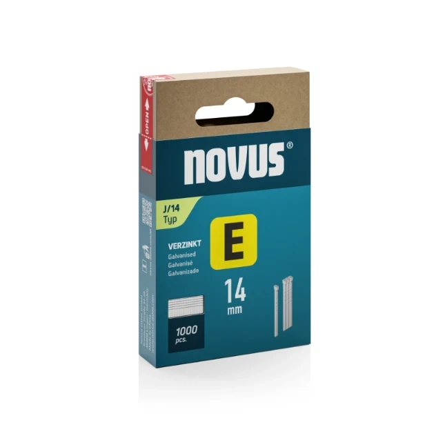 Miniatuur van Novus spijkers E 14mm 1000 stuks (044-0088)