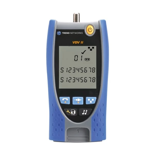 Miniatuur van TREND Networks VDV II AnyWARE Basis kabeltester met wiremap, toongenerator en PoE-bescherming (R158007)