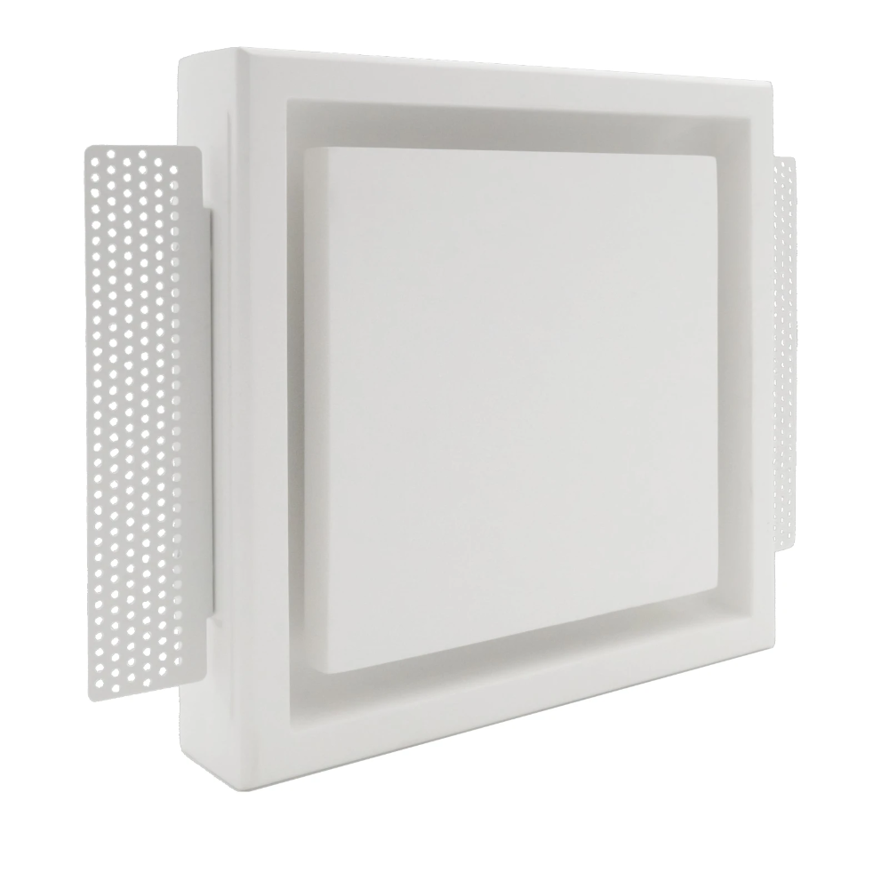 Miniatuur van Weckx inbouw ventielrooster voor toevoer en afvoer vierkant Ø125mm - wit (20709125)
