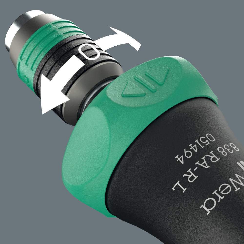 Miniatuur van Wera ratelschroevendraaier 838 RA-R L (05051494001)