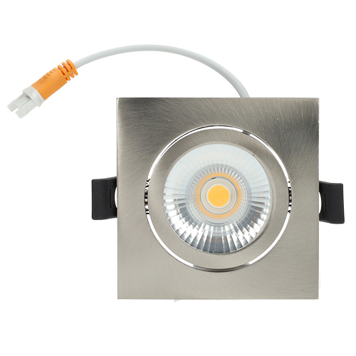 Miniatuur van EMhub waterdichte inbouwspot vierkant aluminium 5W 450lm 2700K incl DimDriver