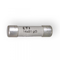 ETI SI 2620008 CYL.ZEKERING 12A 500V GG 10X38 per 10