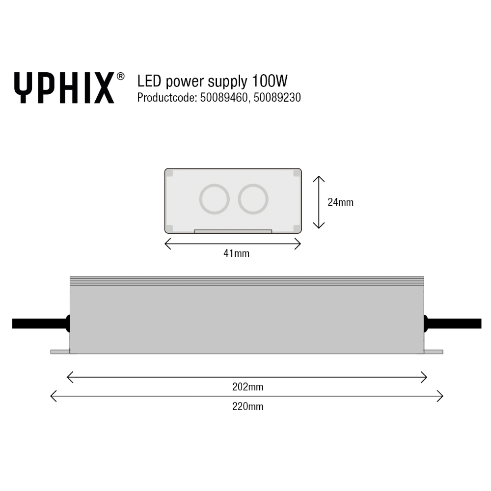 Miniatuur van Yphix LED transformator 24V 4.17A max. 100W (50089460)