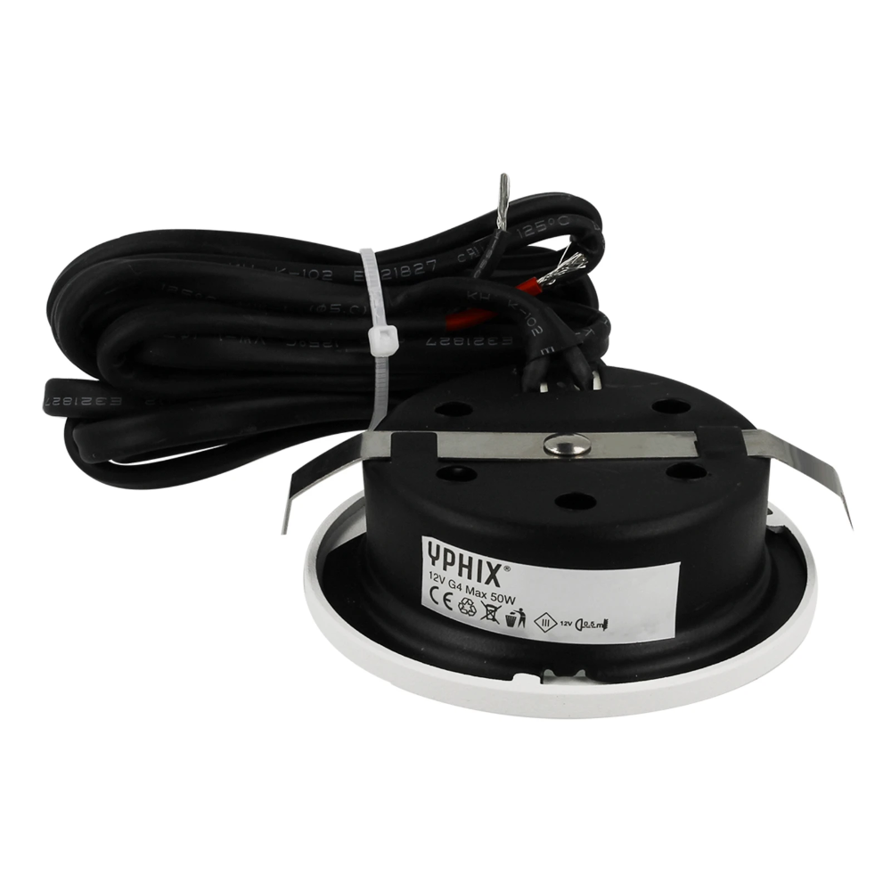 Miniatuur van Yphix LED inbouwspot G4 20W rond Ø64mm zwart (50114161)