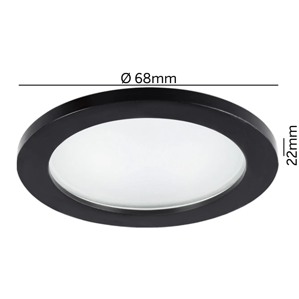Miniatuur van Yphix LED inbouwspot G4 20W rond Ø64mm zwart (50114161)