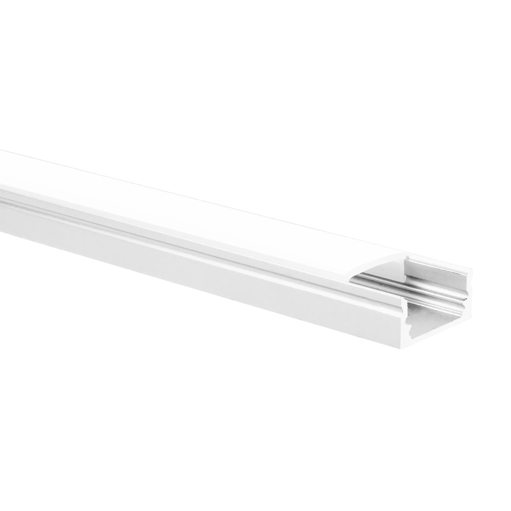 Miniatuur van Yphix LED strip profiel Potenza wit laag met melkwitte afdekkap - 1 meter (50289412)