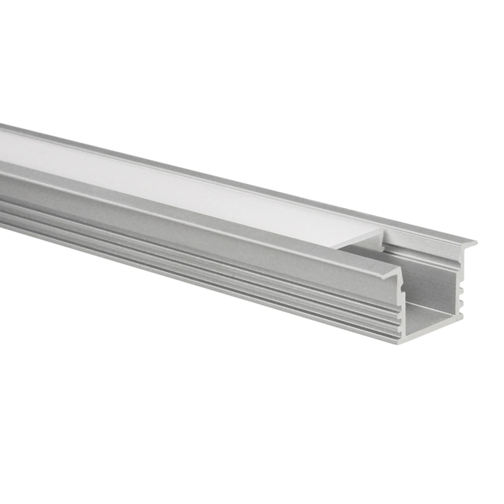 Yphix LED strip profiel Matera aluminium hoog met melkwitte afdekkap - 1 meter (50289450)