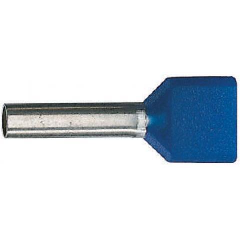 Miniatuur van Klauke dubbele adereindhuls 0,34 mm² 8 mm turkoois 100 stuks (8688)