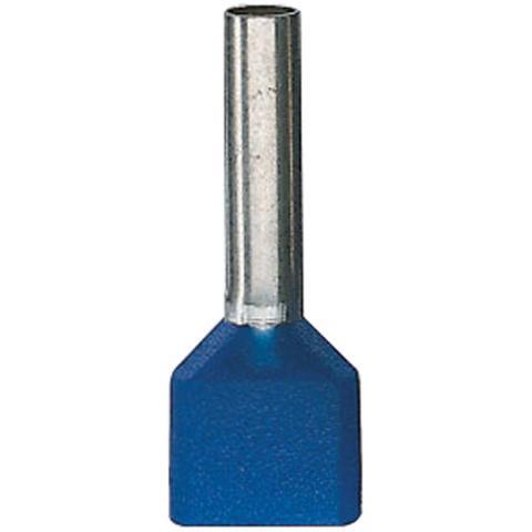Klauke twin adereindhuls geïsoleerd 16mm2 hulslengte 14mm blauw - per 100 stuks (87714)
