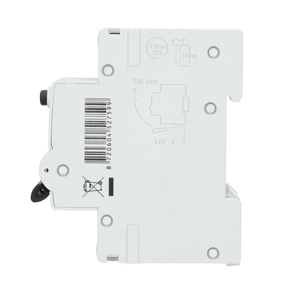 Miniatuur van EMAT aardlekautomaat 1-polig+nul 16A C-kar 30mA 2 modules (85006405)