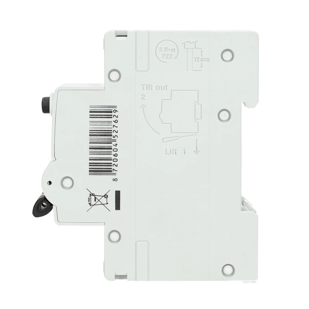 Miniatuur van EMAT aardlekautomaat 1-polig+nul 25A B-kar 30mA 2 modules (85006408)