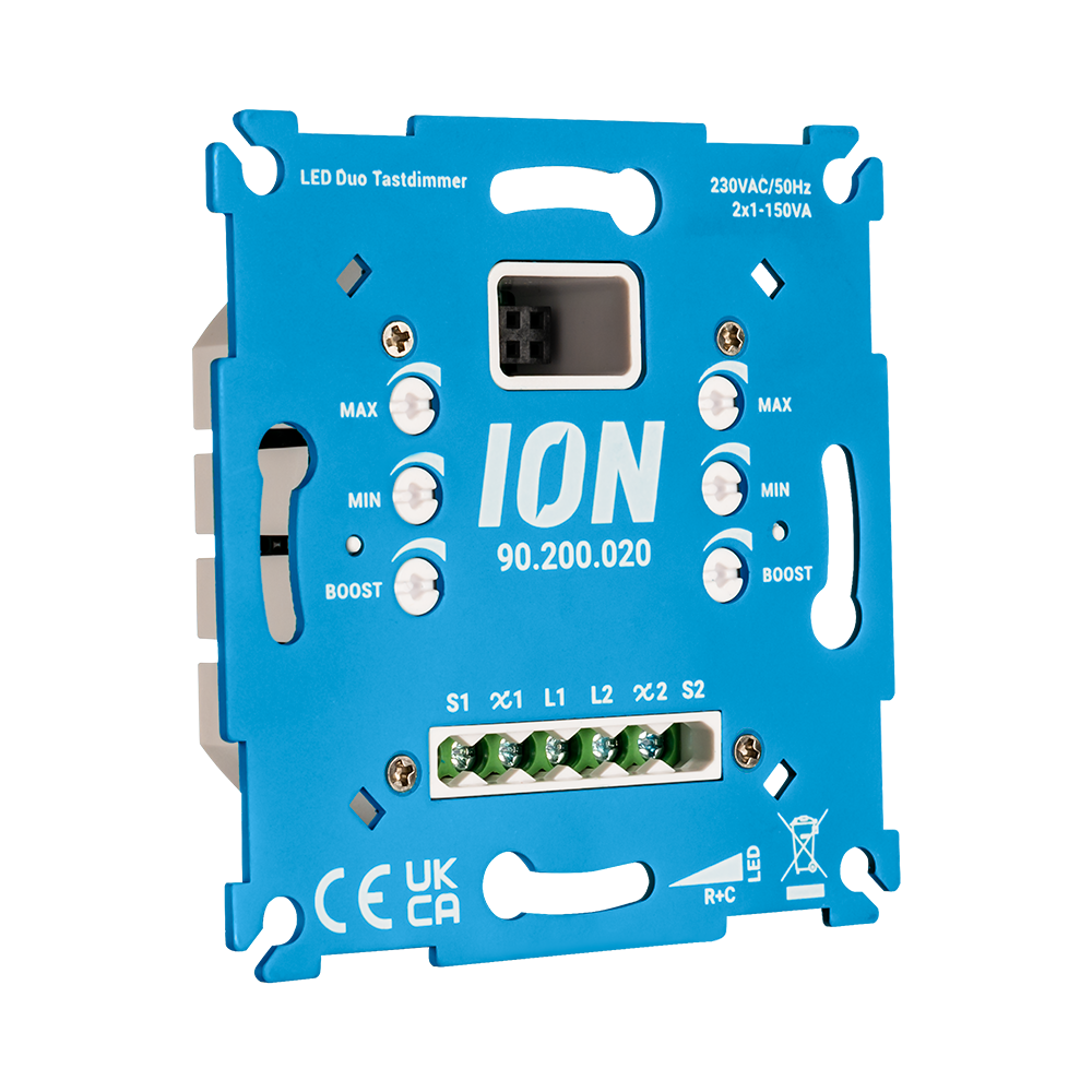 ION industries LED duo tastdimmer 2x0.3-200W (90.200.020)