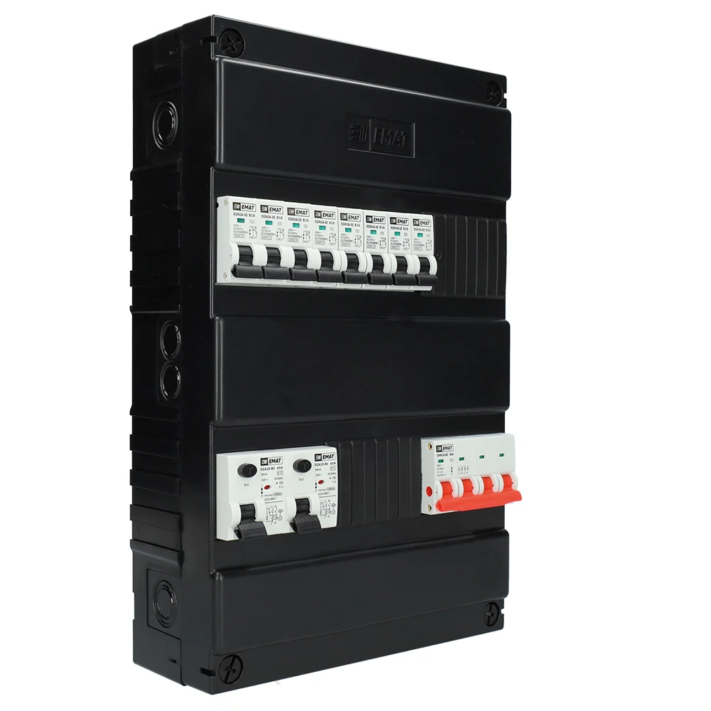 EMAT lege groepenkast 2-rijen 24 modules 220x360mm (85260001)