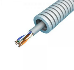 Miniatuur van Snelflex flexible buis data U/UTP CAT5e kabel - 16mm per rol 100 meter (SFUTP5E)