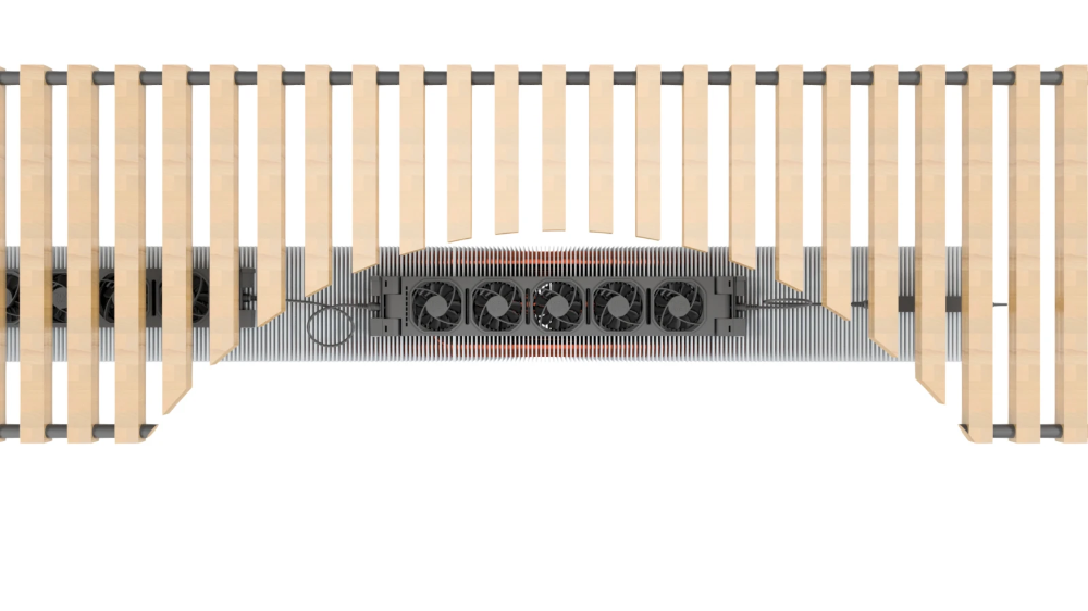 Miniatuur van Heatfan radiator ventilator 4-voudig zwart - set 3 stuk (56189)