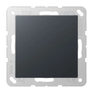 Miniatuur van JUNG A500 blindplaat met klembevestiging antraciet (A594-0ANM)