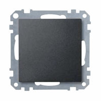 Miniatuur van Schneider-Merten systeem M blindafdekking - antraciet (MTN391814)