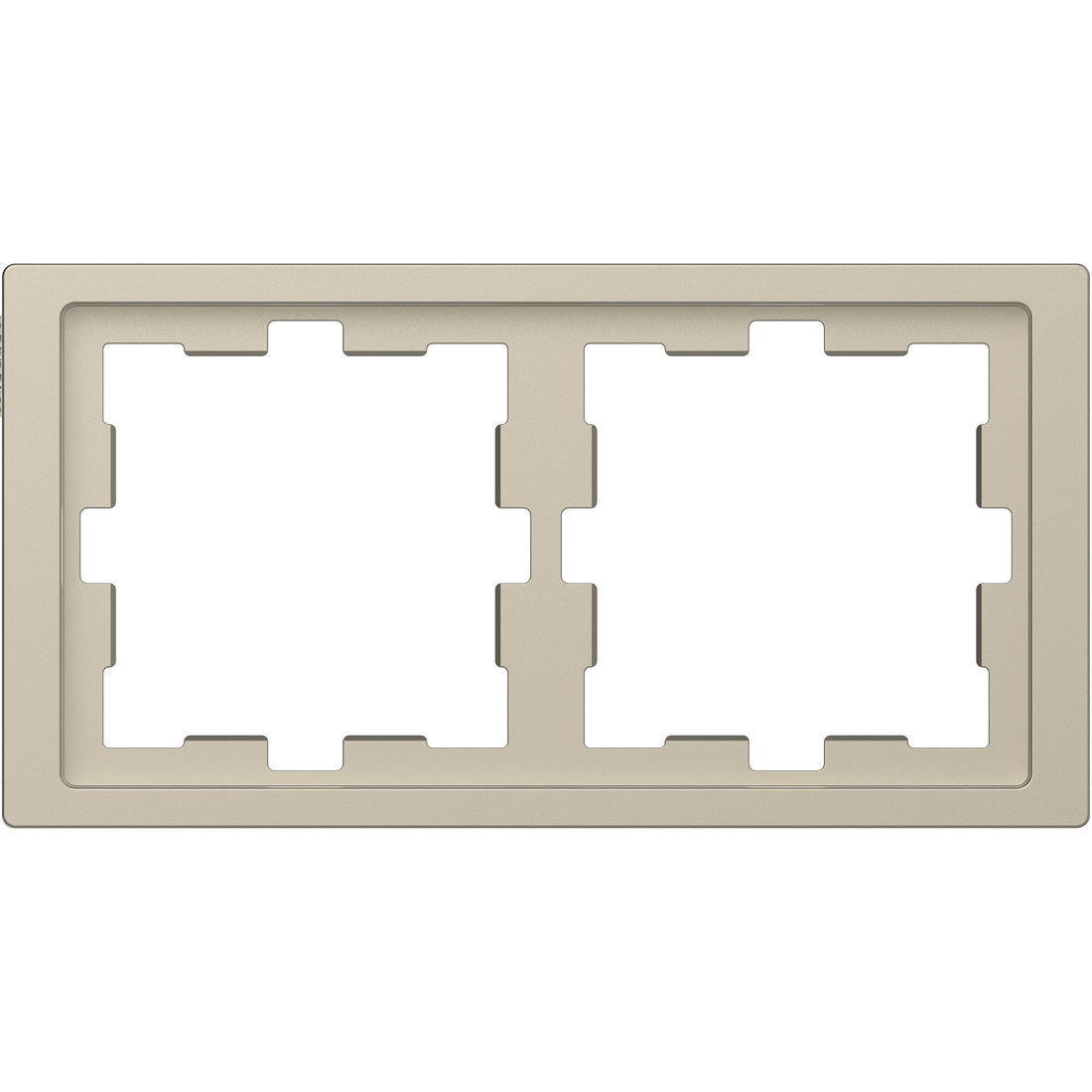 Schneider Electric D Life afdekraam 2-voudig - sahara (MTN4020-6533)