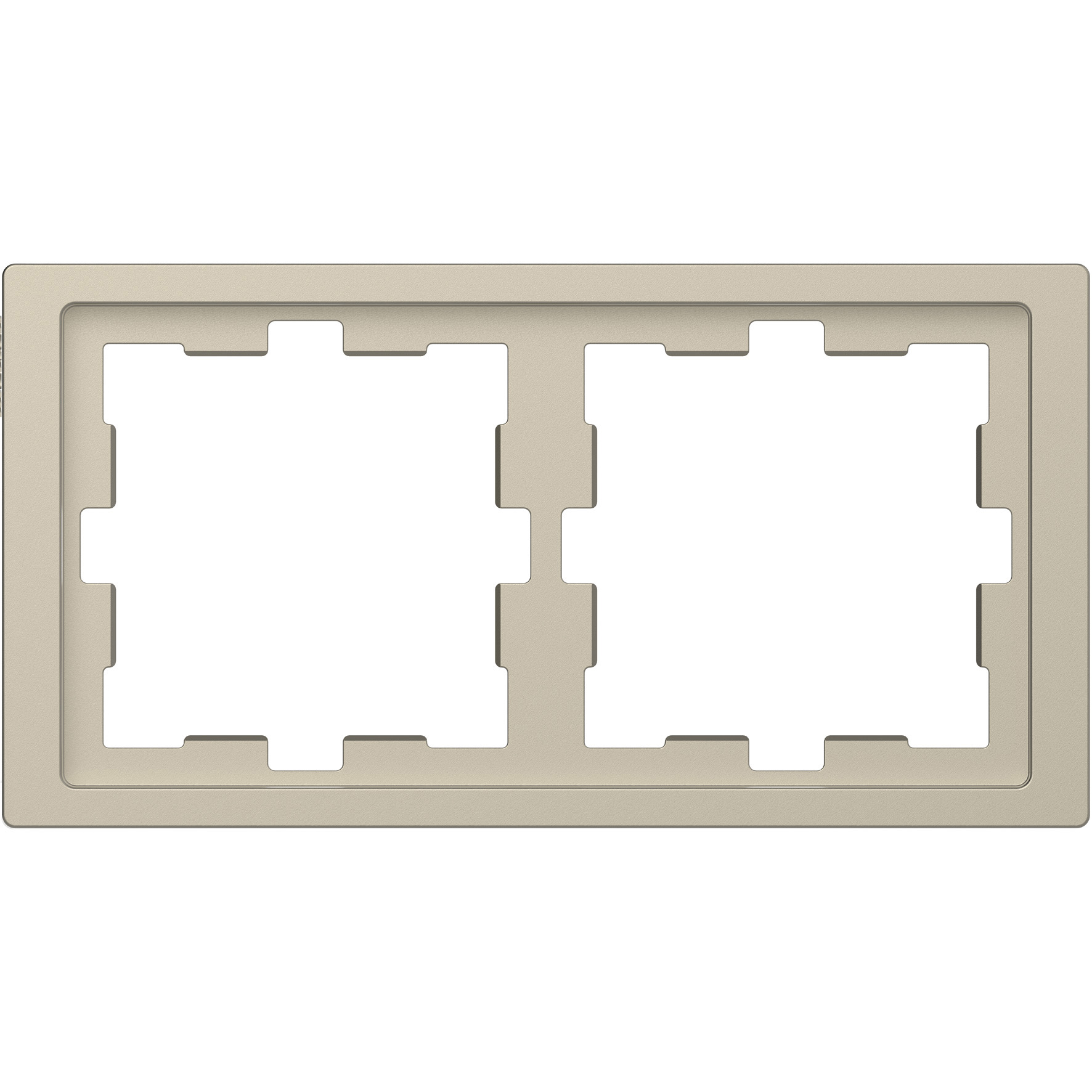 Schneider Electric D Life afdekraam 2-voudig - sahara (MTN4020-6533)