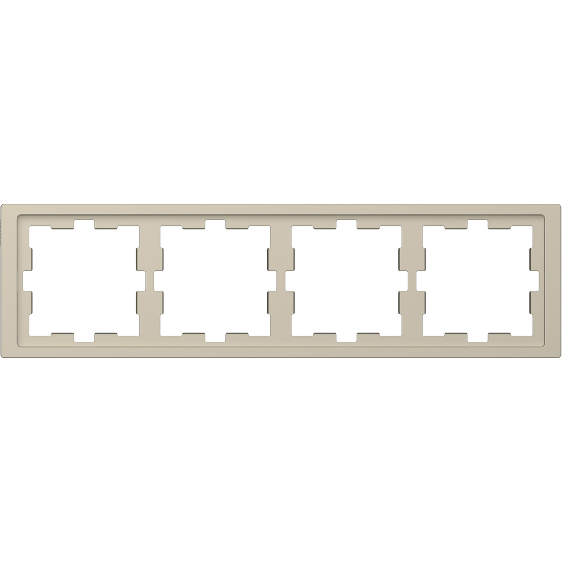 Schneider Electric D Life afdekraam 4-voudig - sahara (MTN4040-6533)