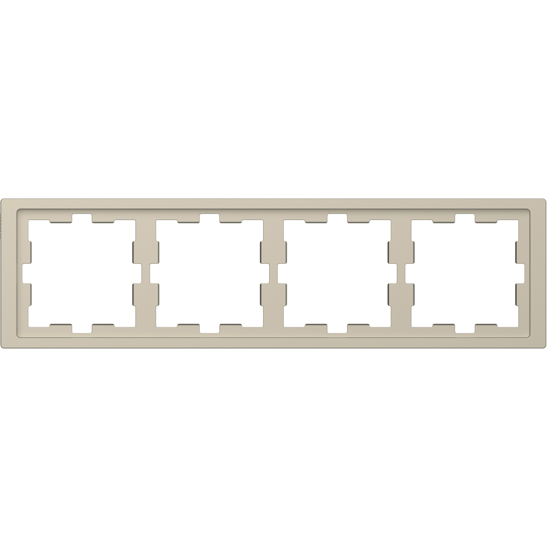 Schneider Electric D Life afdekraam 4-voudig - sahara (MTN4040-6533)