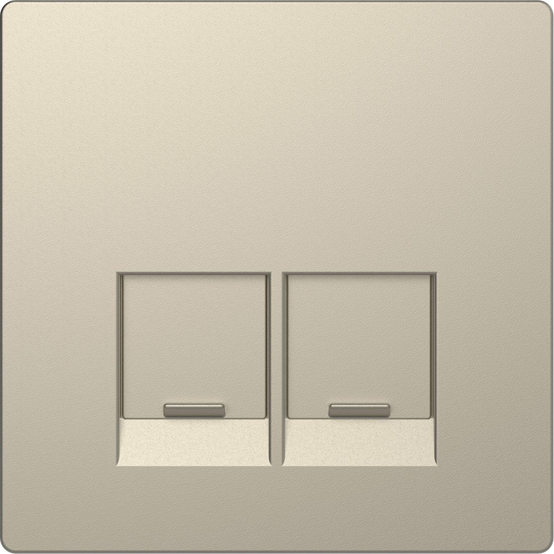 Schneider Electric D Life centraalplaat 2-voudig - sahara (MTN4572-6033)