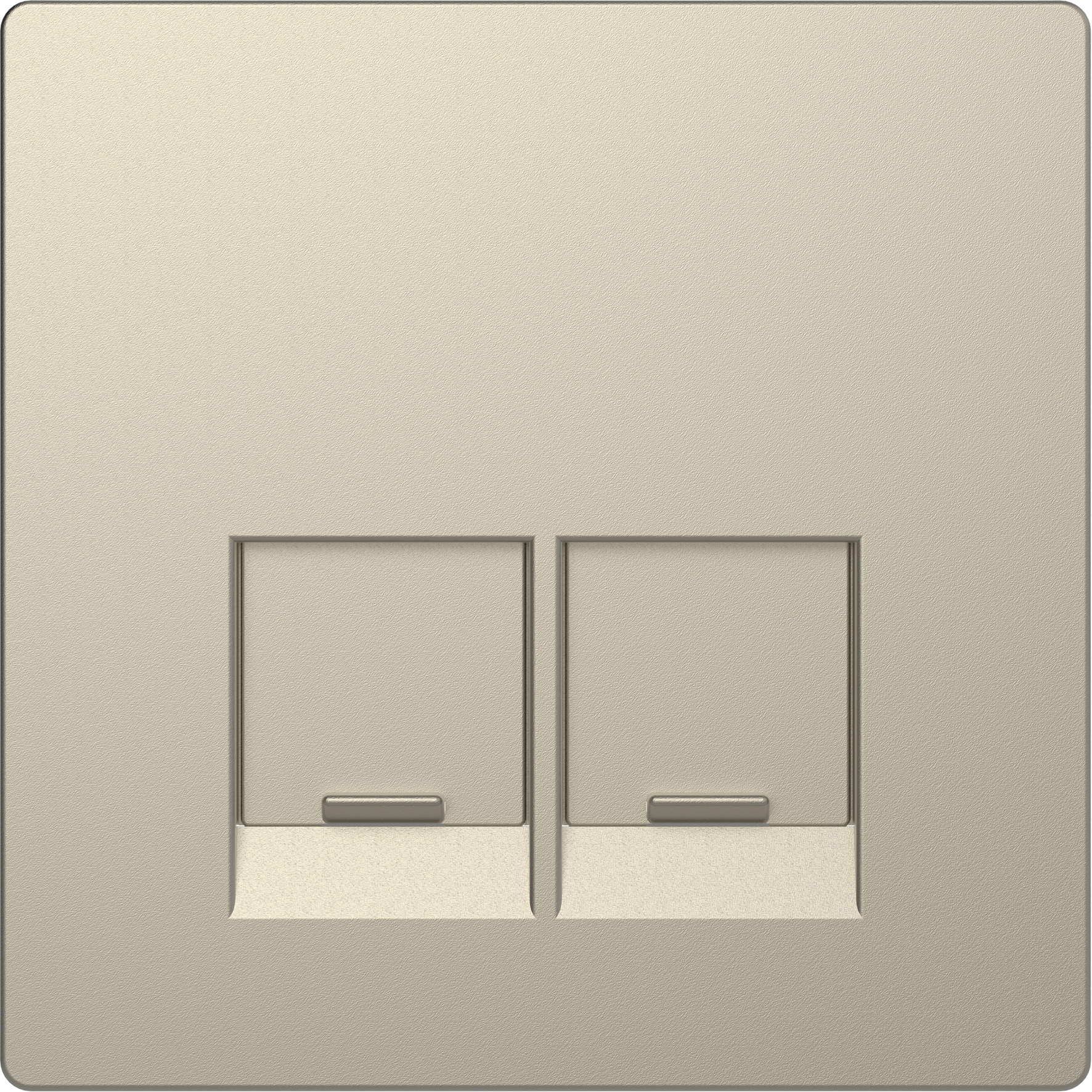 Schneider Electric D Life centraalplaat 2-voudig - sahara (MTN4572-6033)