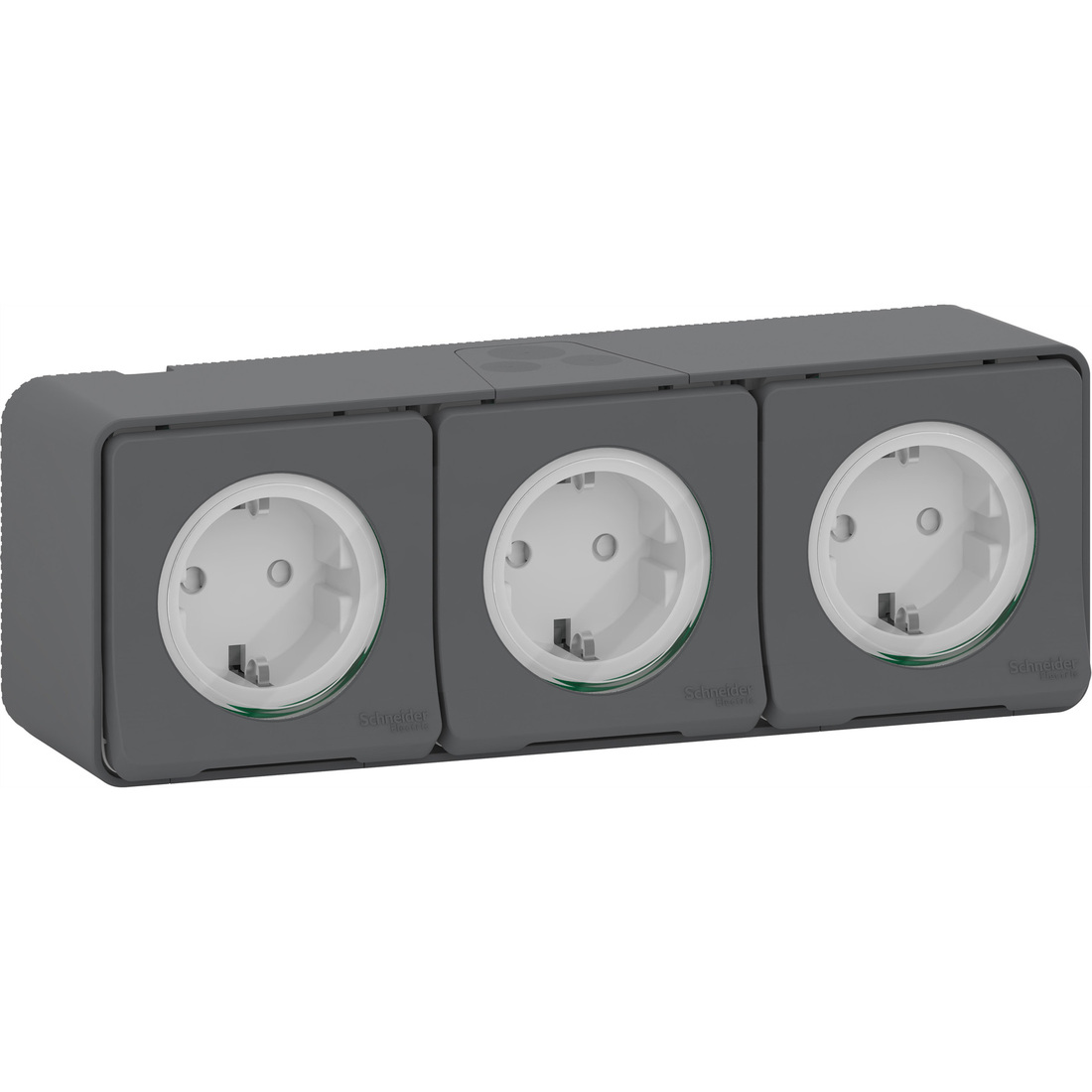 Miniatuur van Schneider Electric stopcontact 3-voudig  IP55 - Mureva Styl mat grijs (MUR36038)