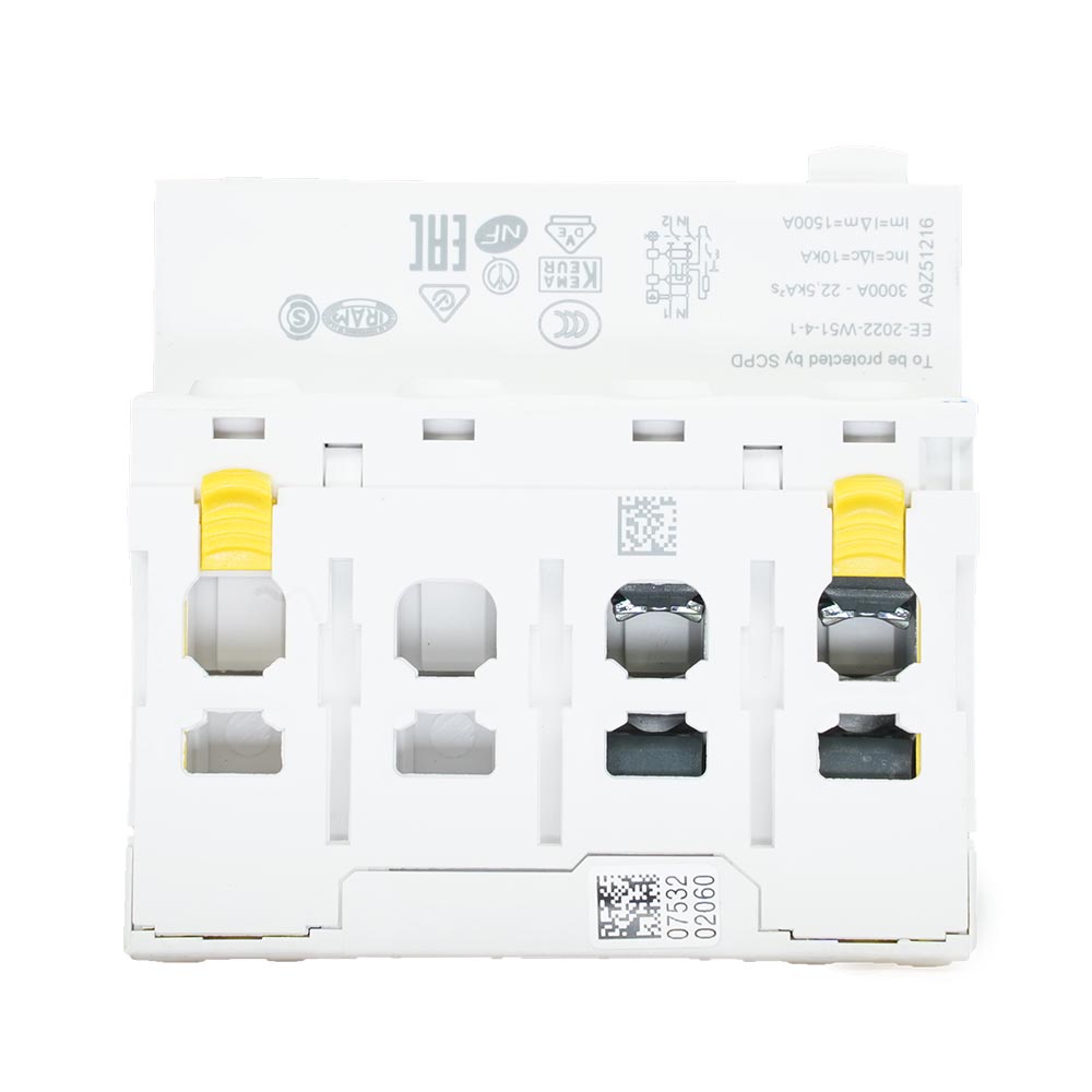 Miniatuur van Schneider Electric aardlekschakelaar 2P 16A 30mA type B (A9Z51216)
