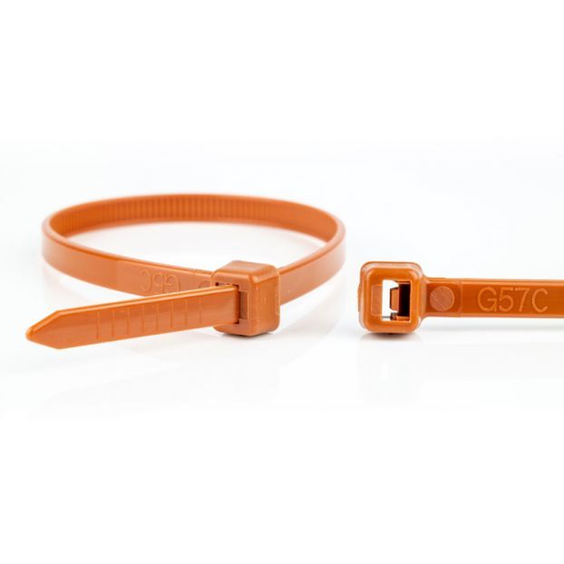 Miniatuur van WKK tie wraps 4.8x300mm bruin - per 100 stuks (110196171)