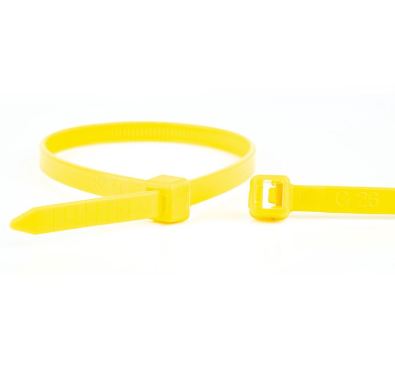 Miniatuur van WKK tie wraps 4.8x200mm geel - per 100 stuks (110126471)