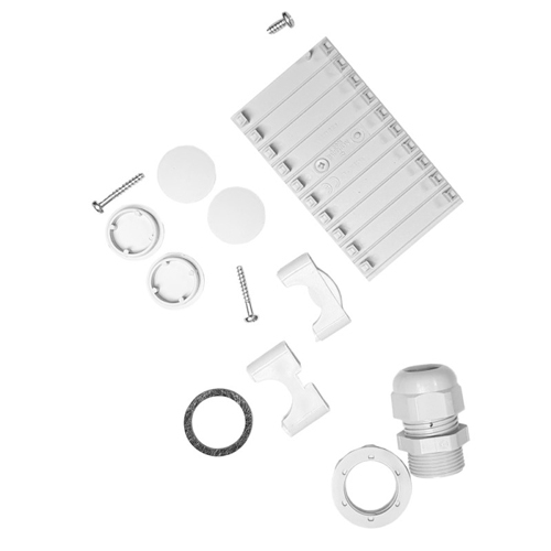 Miniatuur van EMAT ledige kunststof wandverdeler IP44 met 2x CEE 5P 32A en 4x schuko 16A (85016003)