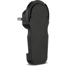 REV Ritter stekker extra plat haaks - zwart (0018260500)