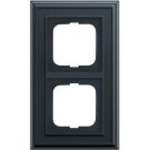 ABB Busch-Jaeger afdekraam 2-voudig - dynasty antraciet (1722-831)