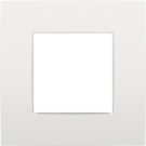 Niko Intense - Afdekraam 1-voudig Alpinwit 120-76100