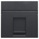 Niko centraalplaat data 1x RJ45 anthracite coated (122-65100)
