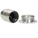 Kopp lamphouder E27 metaal met ring messing (212600003)