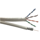 Technetix combi-kabel voor Ziggo (coax) en KPN (CAT6) geschikt 20 meter - wit (19012509)