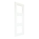 EMAT Quadro55 (by Kopp) afdekraam 3-voudig - zuiver wit mat (4088050)